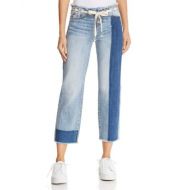 True Religion Starr Crop Straight Jeans in Baseline Destroy