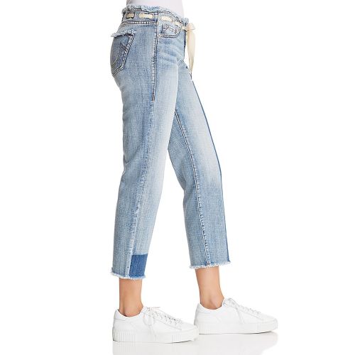  True Religion Starr Crop Straight Jeans in Baseline Destroy