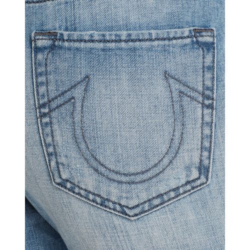  True Religion Star Crop Straight Jeans in Second Quarter