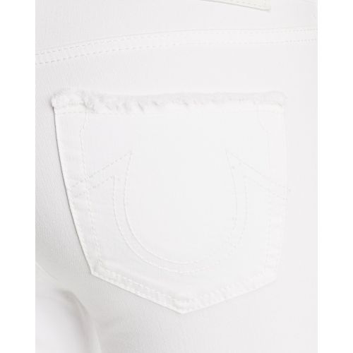  True Religion Jennie Curvy Skinny Crop Jeans in Optic White