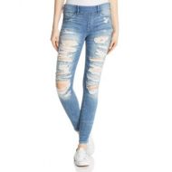 True Religion Jennie Runway Legging Jeans in Washed Out Destroy