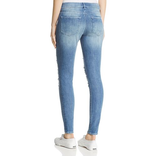  True Religion Jennie Runway Legging Jeans in Washed Out Destroy