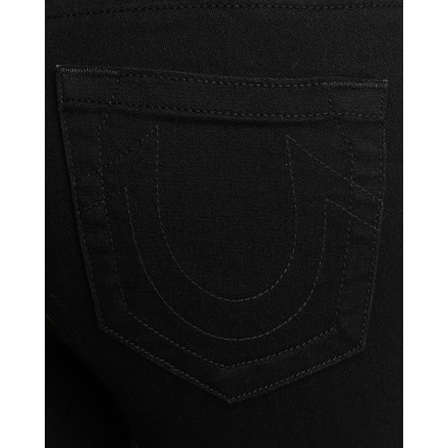  True Religion Jennie Curvy Skinny Jeans in Way Back Black