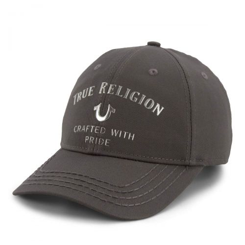  True Religion Mens Metallic Crafted Ball Cap