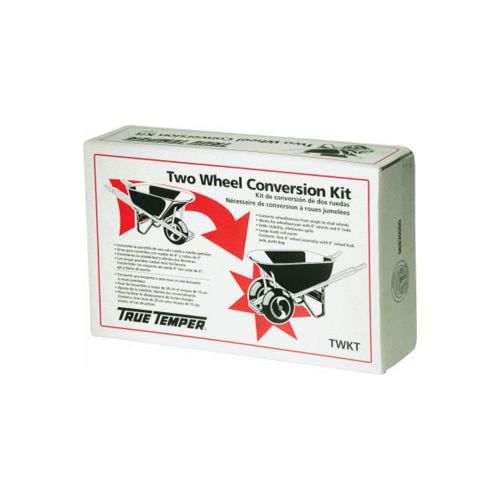  AMES Ames TWKT Flat Free Single to Dual Universal Wheel Conversion Kit, For Use With Wheelbarrows