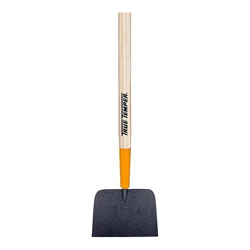  True Temper 2683200 7 in. Forged Sidewalk and Ice Scraper with 48 in. Hardwood Handle with Cushion Grip, 7-Inch