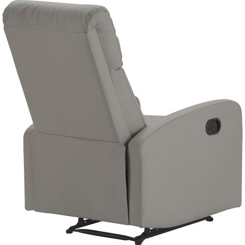  Truly Home UPH10163B Henderson Recliner Light Gray Light Gray