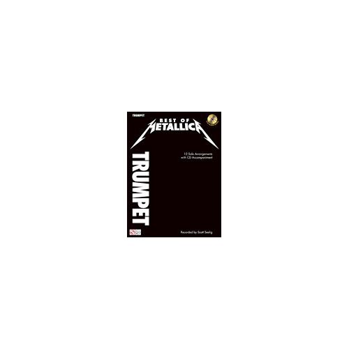  Trumpet Play Along Packs Best of Metallica Bb Student Trumpet Pack - Includes Trumpet wCase & Accessories & Metallica Play Along Book