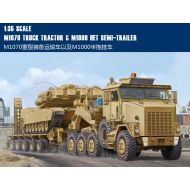 Trumpeter Hobby boss 135 85502 M1070 Truck TRACTOR & M1000 HET SEMI-TRAILER