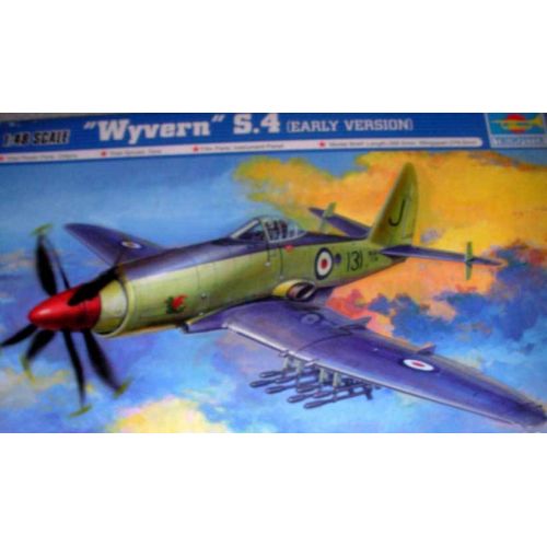  Trumpeter - Wyvern S.4 Early Version Early Model Kit Hunter 1:48 NIP Set