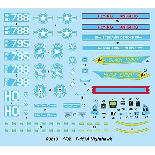  Trumpeter 132 F117A Nighthawk Aircraft Model Kit