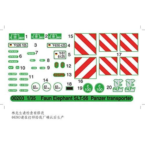  Trumpeter 135 German Faun Elefant SLT56 Tank Transport