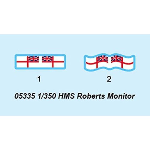  Trumpeter HMS Roberts Monitor Plastic Model Kit (1350 Scale)