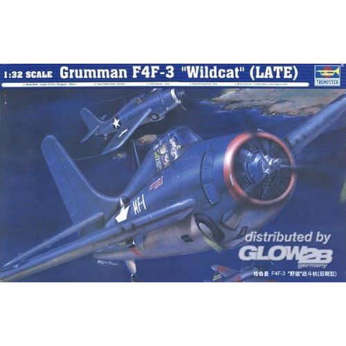  Trumpeter Scale Models F-4F3 Wildcat Fighter (Late Variant) 132 Trumpeter