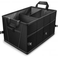 [아마존 핫딜]  [아마존핫딜]Motorup America Trunk Organizer for Car SUV Truck Van Storage Organizers Best for Auto Accessories in Bed Interior, Collapsible Vehicle Caddy Large Box Tote Compartment Heavy Duty for Grocery, Too