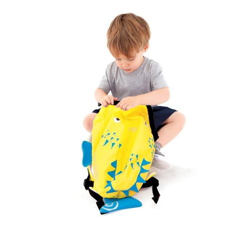  Trunki Kid’s Waterproof Swim & Gym Bag  PaddlePak Spike Pufferfish (Yellow)