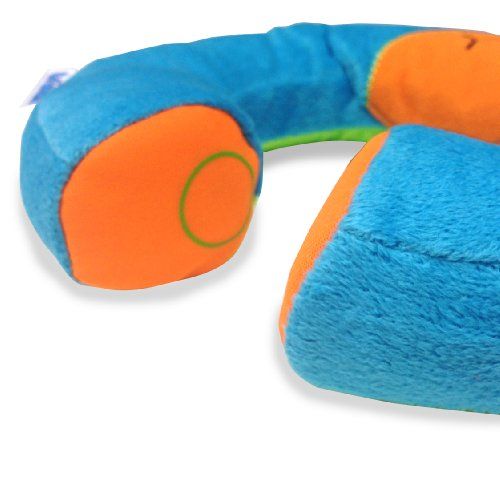  [아마존베스트]Trunki Kid’s Travel Neck Pillow with Magnetic Child’s Chin Support - Yondi Small Bert (Blue)