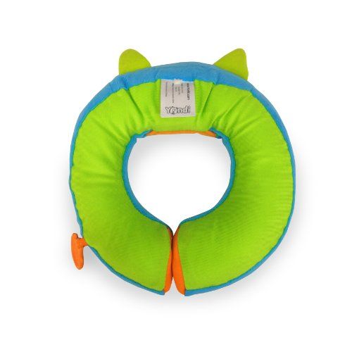  [아마존베스트]Trunki Kid’s Travel Neck Pillow with Magnetic Child’s Chin Support - Yondi Small Bert (Blue)