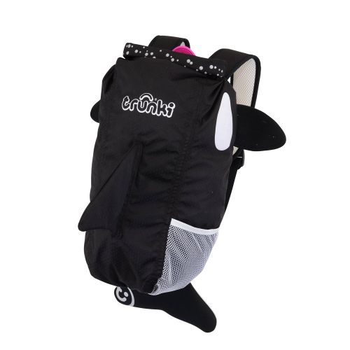 Trunki Kid’s Waterproof Swim & Gym Bag  PaddlePak Kaito the Whale (Black)
