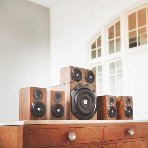  [아마존 핫딜]  [아마존핫딜]Trust Vigor 5.1 Surround Lautsprecher Set (mit Fernbedienung, 150 Watt)