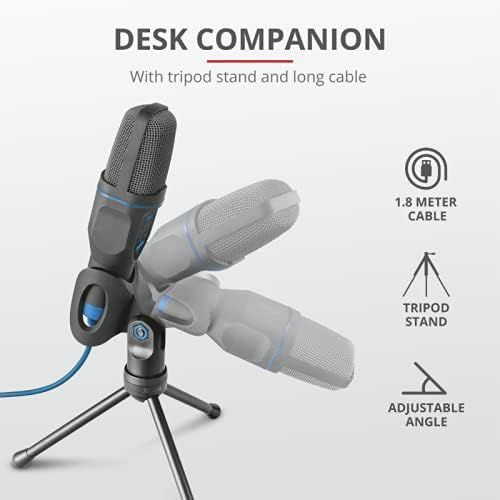  [아마존베스트]Microfono USB Trust Mico USB 3.5 mm Microphone