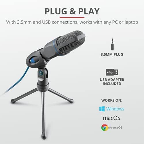  [아마존베스트]Microfono USB Trust Mico USB 3.5 mm Microphone