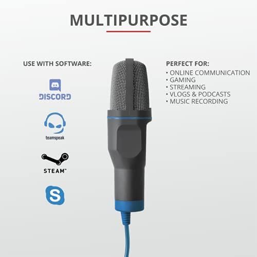  [아마존베스트]Microfono USB Trust Mico USB 3.5 mm Microphone