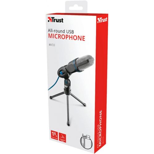  [아마존베스트]Microfono USB Trust Mico USB 3.5 mm Microphone