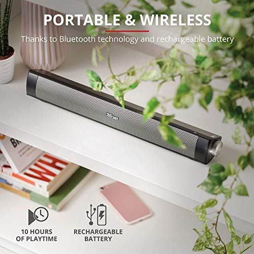  Trust Lino Wireless Soundbar with Bluetooth, Micro SD and Wired Inputs