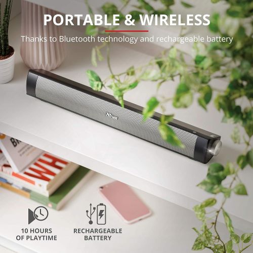  Trust Lino Wireless Soundbar with Bluetooth, Micro SD and Wired Inputs