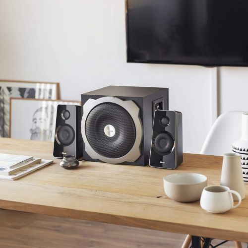  [아마존베스트]Trust Vigor 2.1 Wood Speaker System with Subwoofer