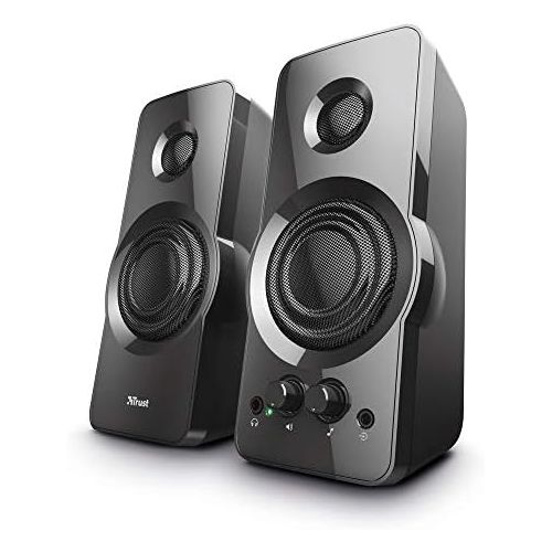  [아마존베스트]Trust Orion 36W USB Powered 2.0 PC Speaker for Computer and Laptop - Black