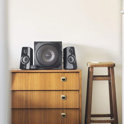  [아마존베스트]Trust Vigor 2.1 Wood Speaker System with Subwoofer