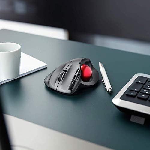  [아마존베스트]Trust Sferia Wireless Trackball Mouse Ergonomic Design 10 m Range Laser Sensor