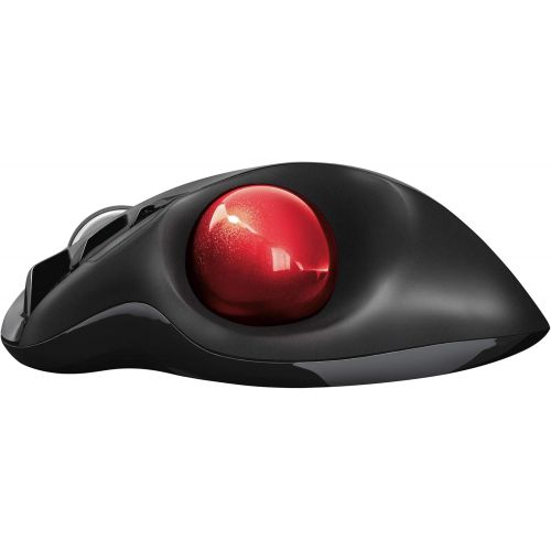  [아마존베스트]Trust Sferia Wireless Trackball Mouse Ergonomic Design 10 m Range Laser Sensor