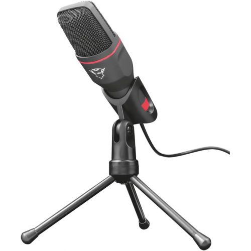  [아마존베스트]Trust Gaming GXT 212 Mico USB Microphone with Tripod 3.5mm and USB 1.80m Cable Black