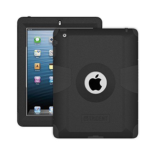  Tryten Trident CASE, ISHIELDZ Antimicrobial Cell Phone Case for Apple iPad 234 - Black