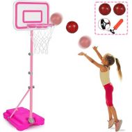 Toddler Basketball Hoop for Kids Boys Girls Portable Basketball Goals Indoor Outdoor Play Outside Backyard Toys for 2 3 4 5 6 Year Old Birthday Gift
