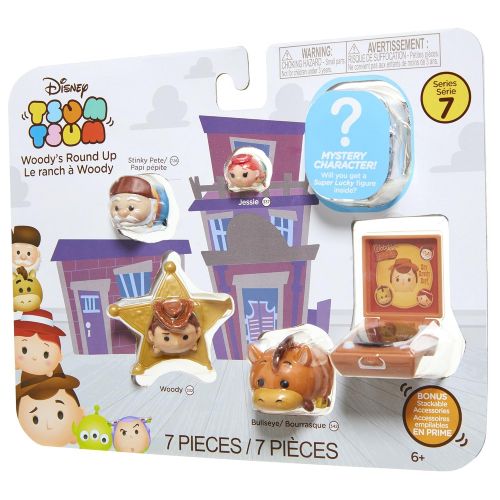  Tsum Tsum Disney 7 Pack Figures Series 7, Style #2, Toy Story Pack Toy Figure
