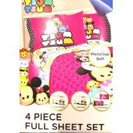 Disney Tsum Tsum 4 Pc Full Microfiber Sheet Set