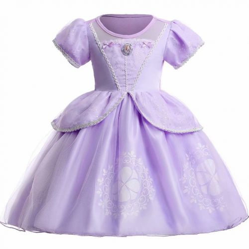  Tsyllyp Girls Princess Sofia Dress Up Costumes Halloween Fancy Party Dress