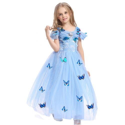  Tsyllyp Girls Cinderella Dress Princess Party Costume Butterfly