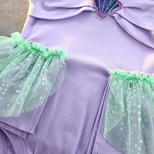  Tsyllyp Baby Girls Mermaid Costume Snow White Anna Elsa Outfit