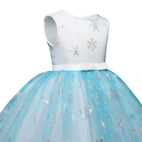  Tsyllyp Girls Princess Party Tutu Dress Elsa Costume Halloween Gown