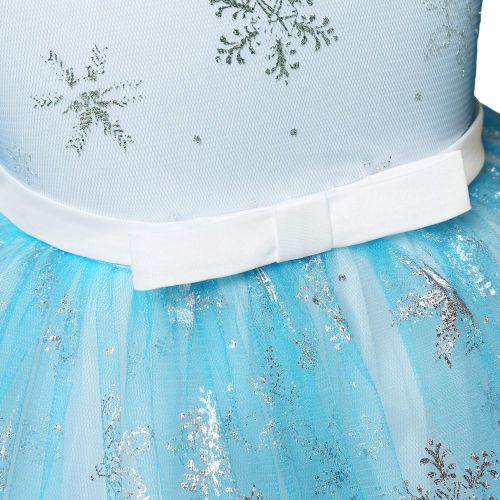  Tsyllyp Girls Princess Party Tutu Dress Elsa Costume Halloween Gown