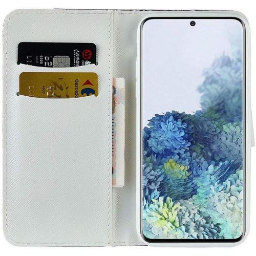  [아마존베스트]Ttimao Compatible with Samsung Galaxy A51 Premium Glitter PU Leather Wallet Flip Case Magnetic Closure Card Slot Stand Function Shockproof Protective Case Blue