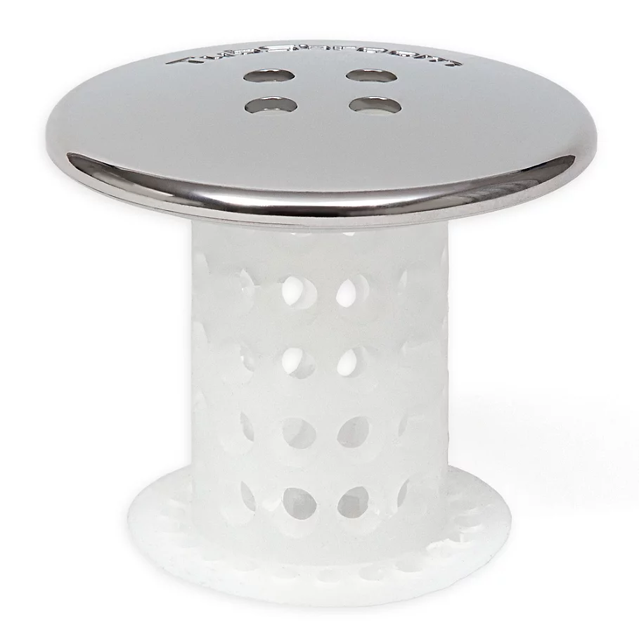 TubShroom Drain Hair Catcher in ChromeClear