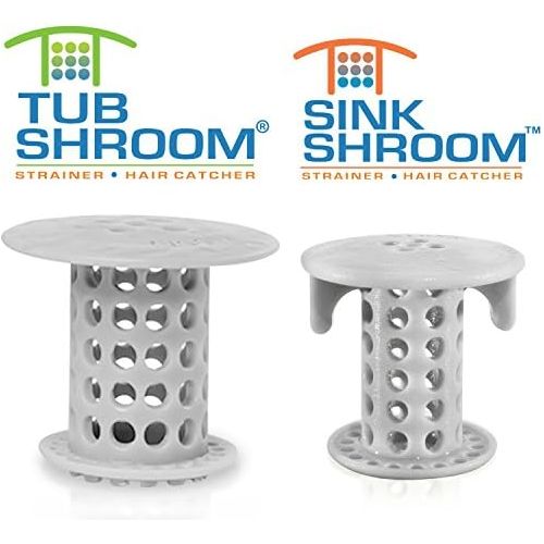  [아마존 핫딜]  [아마존핫딜]Tubshroom SinkShroom Regenschutz fuer Waschbecken, Nickel-Edition Modern grau