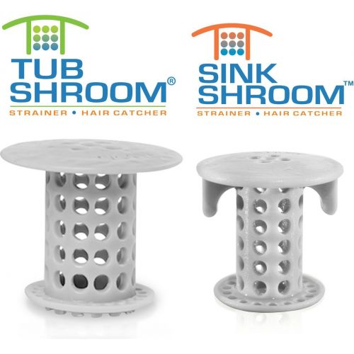  [아마존 핫딜]  [아마존핫딜]Tubshroom SinkShroom Regenschutz fuer Waschbecken, Nickel-Edition Modern grau