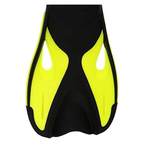  Tubayia Unisex Erwachsene Flossen Kurz Breite Flippers fuer Schnorcheln Tauchen Schwimmen